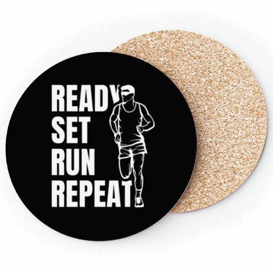 Funny Runner Saying Coasters