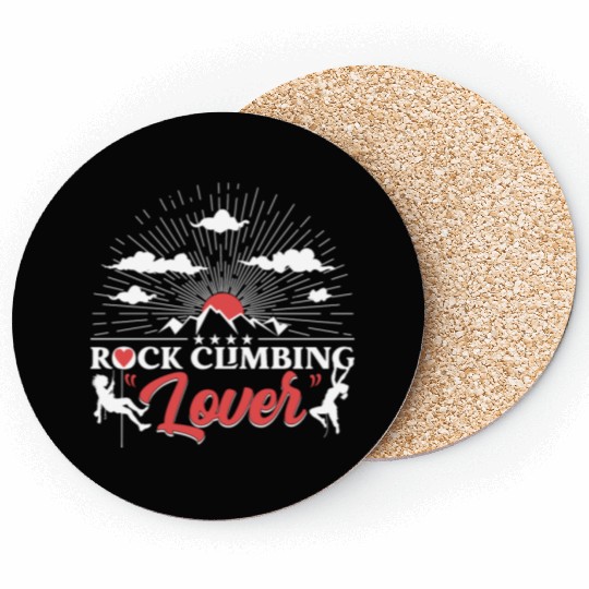 Rock Climbing Lover Coasters