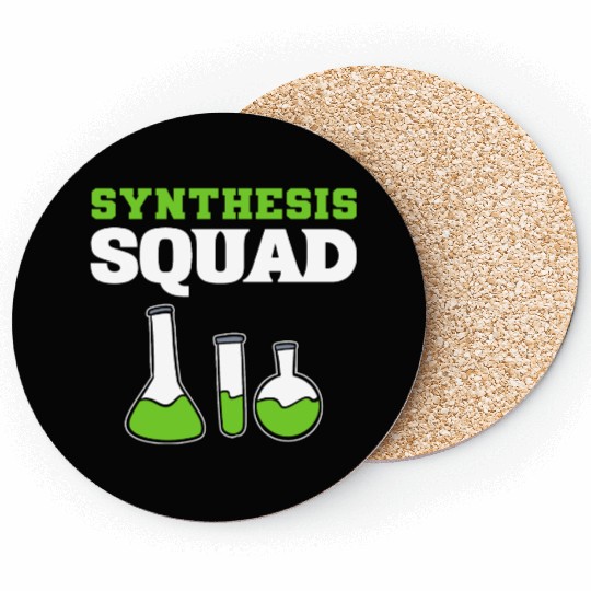 Synthesis Squad Chemist Student Gift Coasters