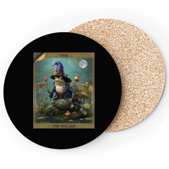 he Wizard Comfort Colors Oversized Coasters, Frog Ta