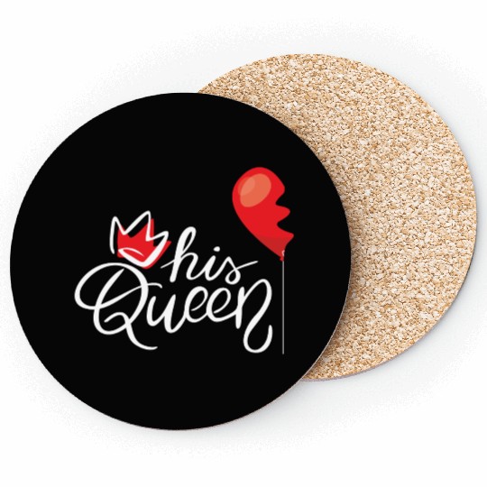 Queen White Coasters