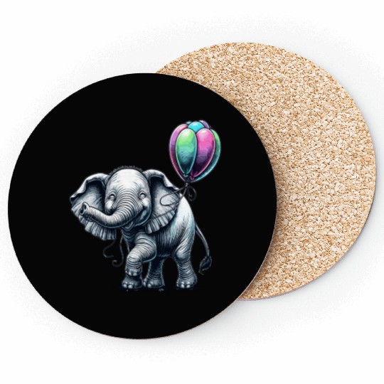 Elephant Balloon Joy Coasters