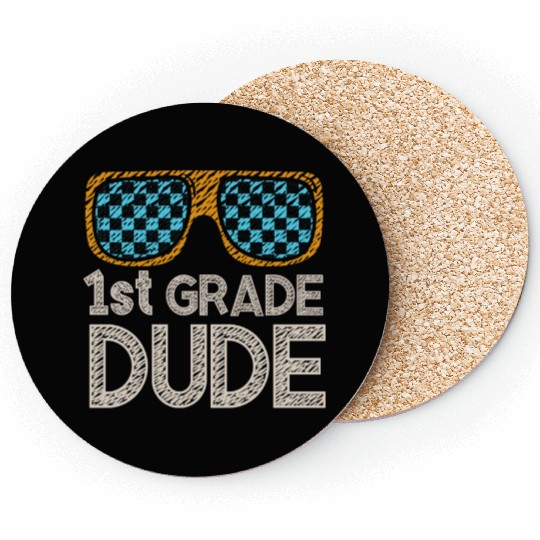 Kindergarten Teacher Funny Student 1st Graduation Coasters