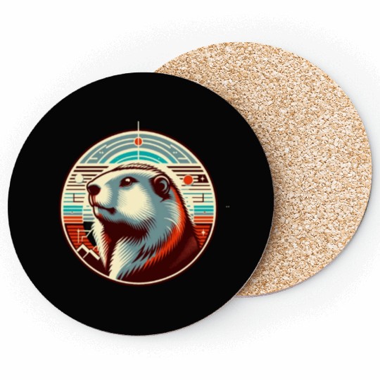 Groundhog Day 2024 Enthusiast February 2nd Coasters