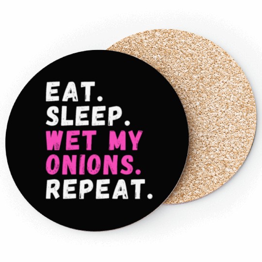 Onion Lover Planting Edible Garden Chef Coasters