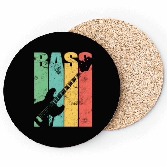 Bass Guitar Coasters