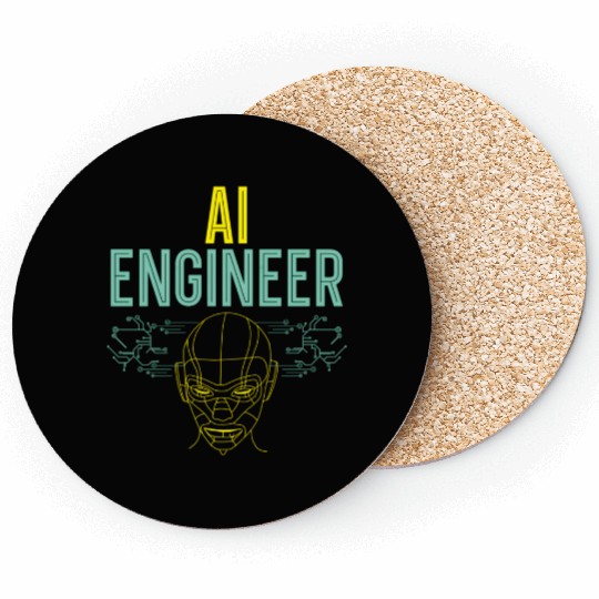 Ai Robot Ificial Intelligence Futuristic Technolog Coasters