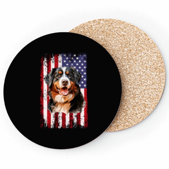 bernese mountain dog Coasters