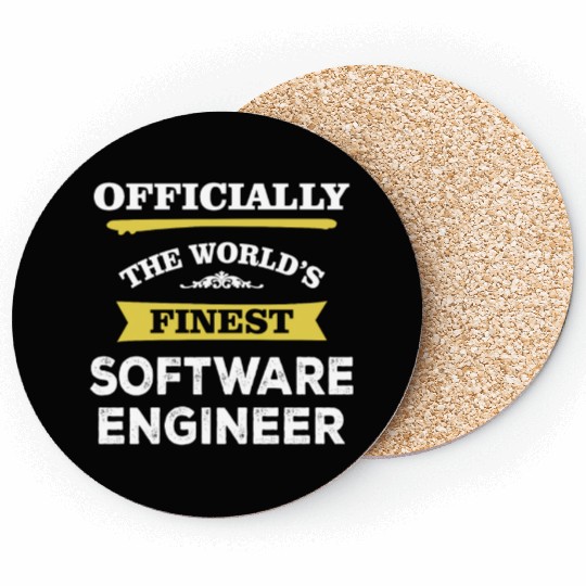 The World's Finest Software Engineer Coasters