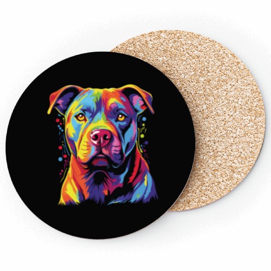 Watercolor Colorful Staffordshire Coasters
