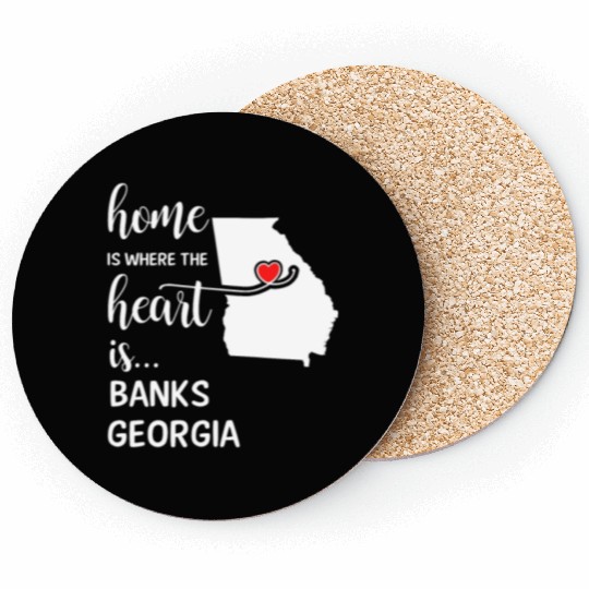 Banks County Georgia Is Where My Heart Is Cool Coasters