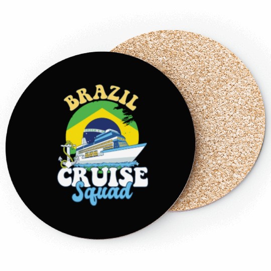 Brazil Cruise Squad Family Vacation Trip Coasters