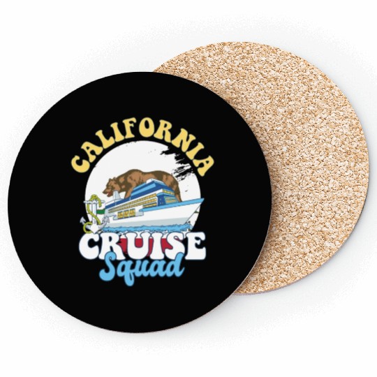 California Cruise Squad Family Vacation Trip Coasters