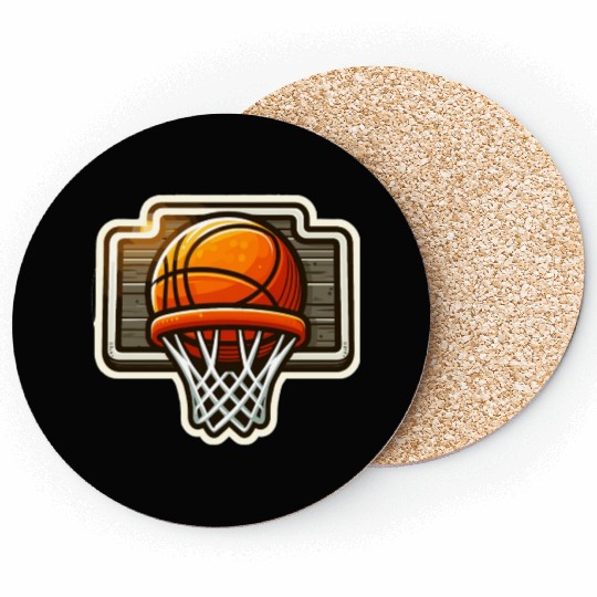 Basketball Hoop Coasters