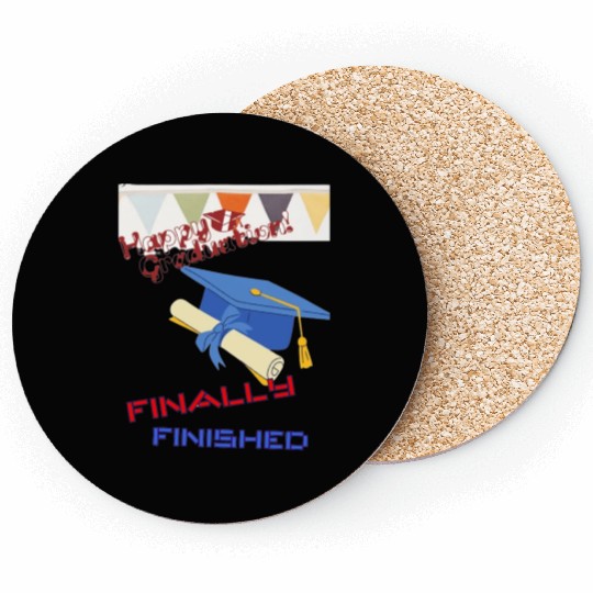 Graduation Finished Coasters