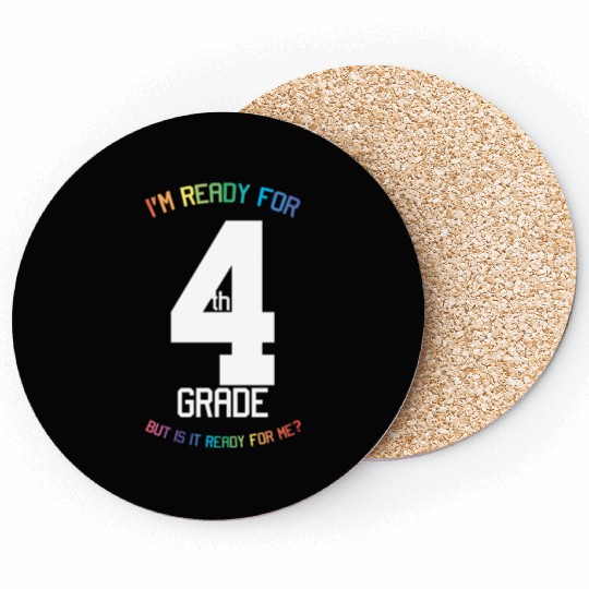 4th Grade Back To School Fourth Grader Coasters