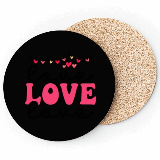Love Valentine's Day. Coasters