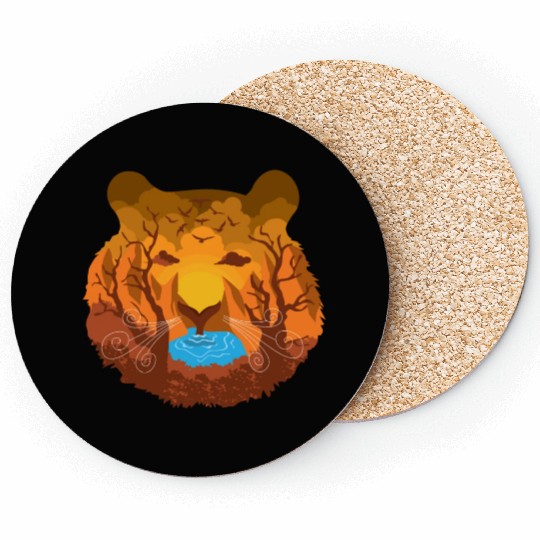 Tiger Nature Coasters