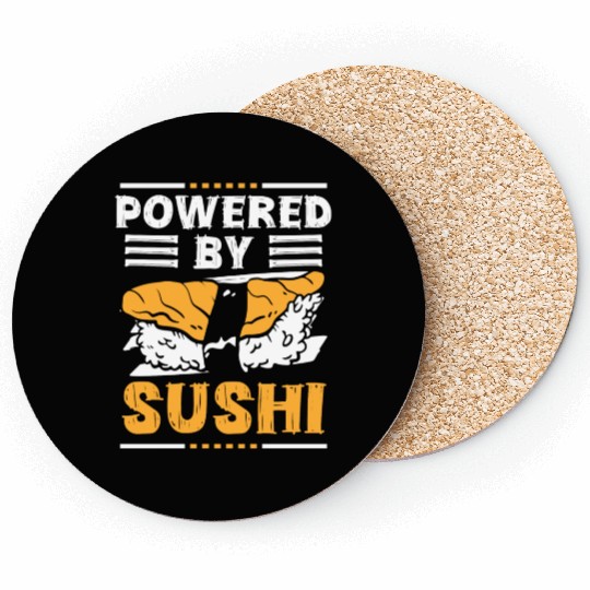Japanese Roll Maki Cuisine Coasters
