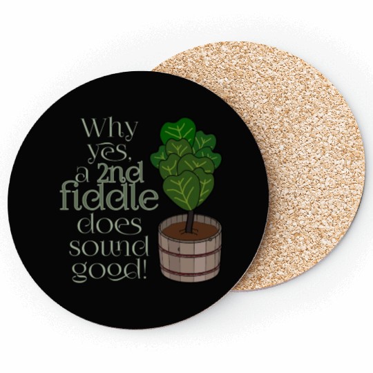 2nd fiddle... leaf fig Coasters