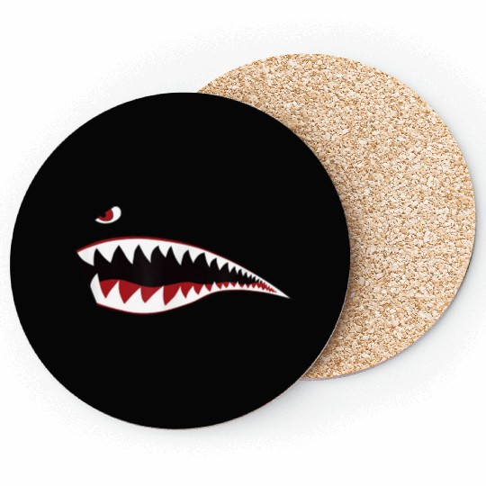 p-51 mustangs p-40 warhawks Coasters