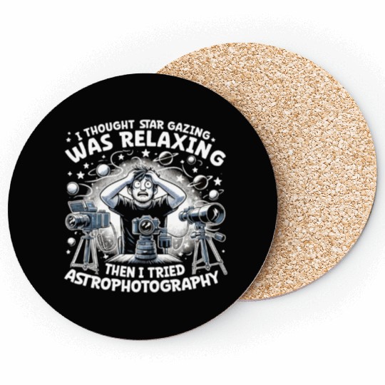 Astrophotography Astronomy Space Camera Star Watch Coasters