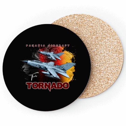 Panavia Tornado European Fighterjet Military Aircr Coasters