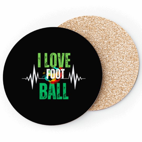 I love football Coasters