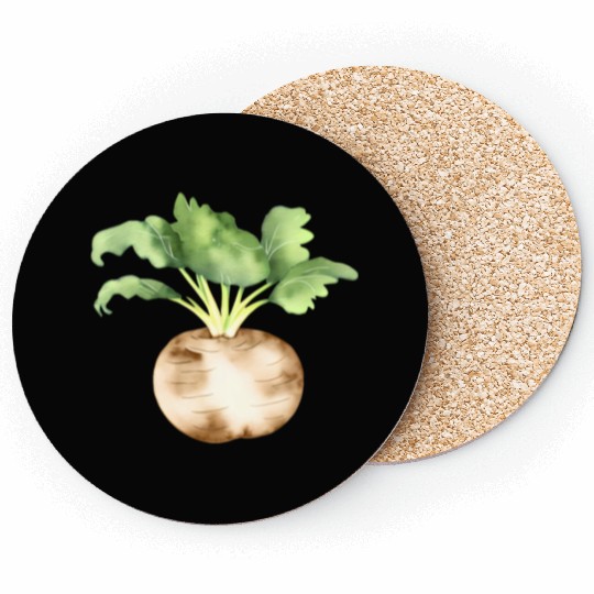 Fresh Turnip Coasters