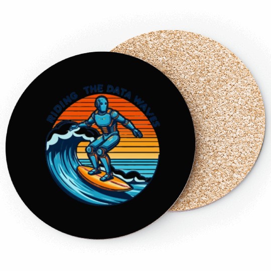 Surfer Robot: Riding the Data Waves Coasters