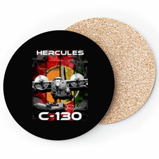 C-130 Hercules Military Aircraft Coasters