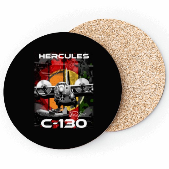 C-130 Hercules Military Aircraft Coasters