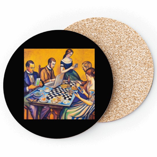 Modern Classic mix - A Card game Coasters