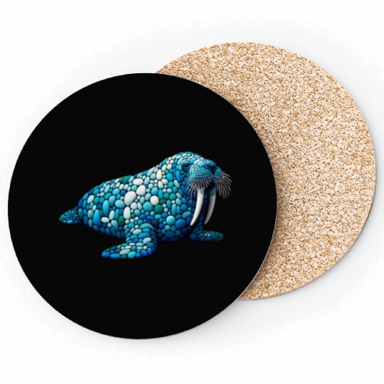 Serene Seas Walrus Coasters