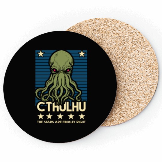 Cthulhu 1Cthulhu! The Stars are finally right! Coasters