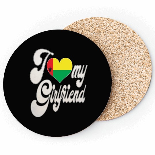 GBI Love My Bissau Guinean Girlfriend Coasters