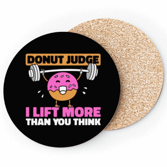 Fitness Donut Donut Gym Coasters