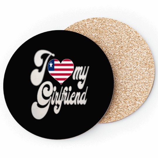 LiberiaI Love My Liberian Girlfriend Coasters