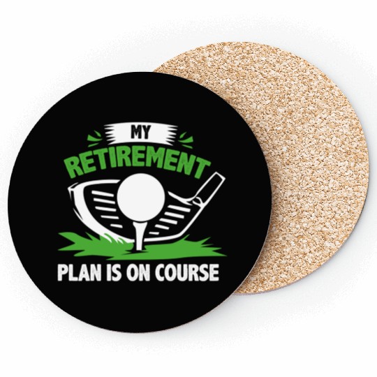 Golf Retirement Plan Coasters