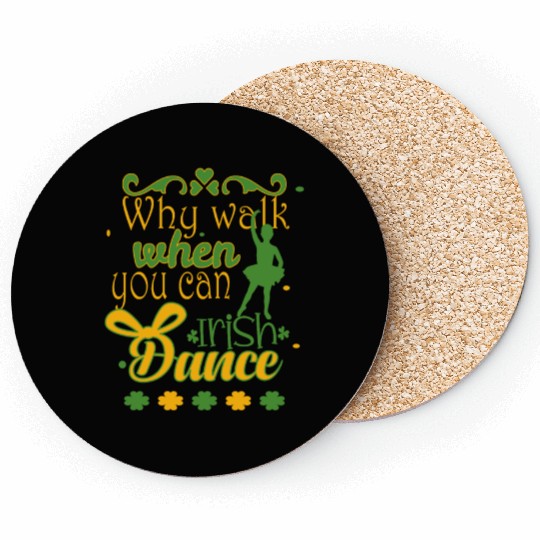 Irish Music Ireland Design for Irish Dancing Coasters