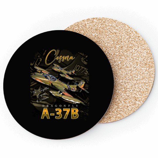 Cessna A-37 Dragonfly American Light Attack Plane Coasters