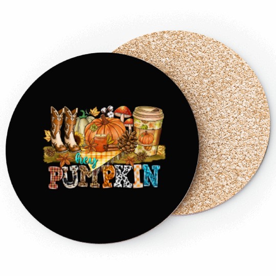 Hey Pumpkin Coasters