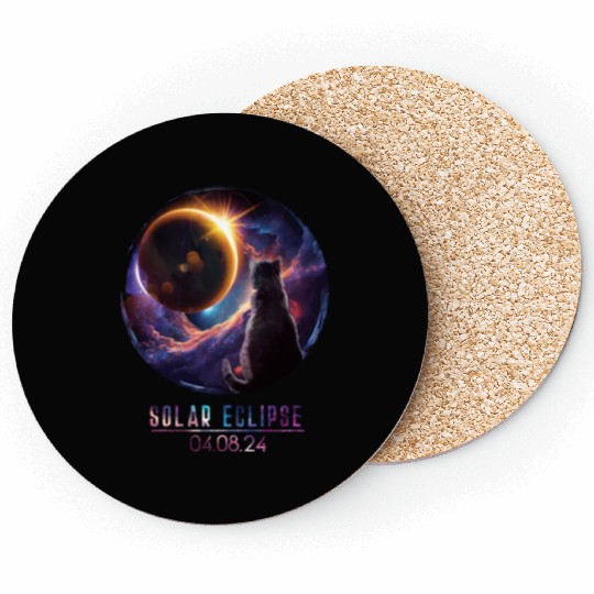 Total Solar Eclipse 4.8.24 Path Of Totality Kids Coasters