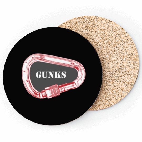 Gunks Rock Climbing Carabiner Coasters