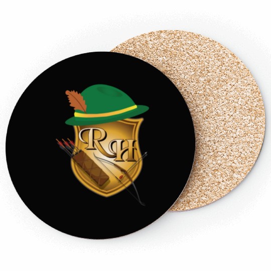 Robin Hood the Archer (and His Items) R&H letters Coasters