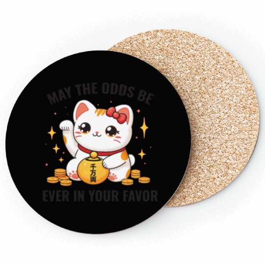 maneki neko Coasters
