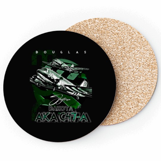 Douglas AKA C-47 Dakota Skytrain Military Version Coasters