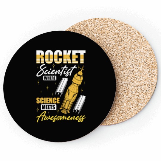 Space Engineer Rocket Scientist Awesomeness Coasters