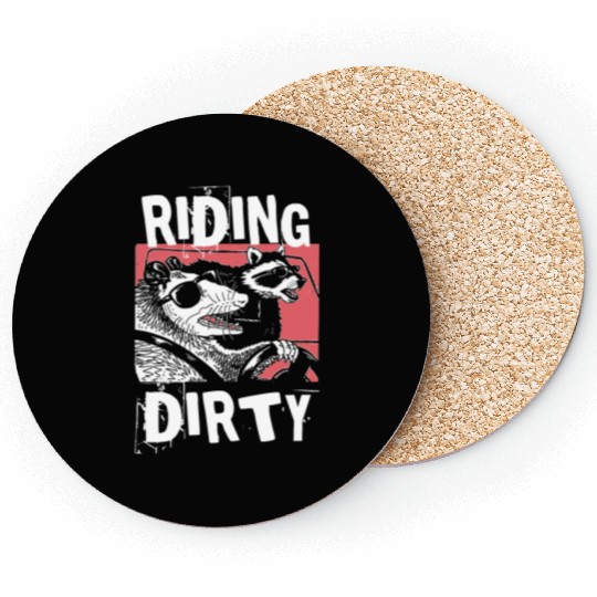 Funny Raccoons Trash Panda Racoon Lovers Coasters