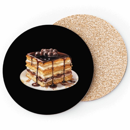 Classic French Opera Cake Coasters
